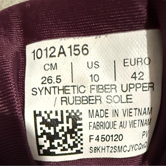 ASICS Women's Pink and Burgundy Athletic Shoes - Picture 6 of 6